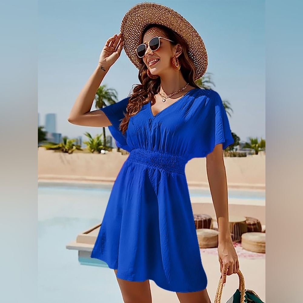 Catching Memories Short Sleeve Summer Dresses